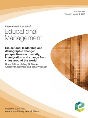cover image of International Journal of Educational Management, Volume 31, Number 5